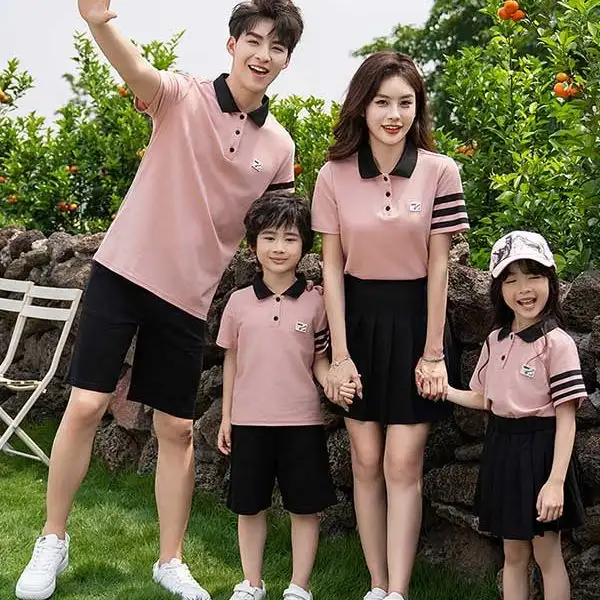 Áo gia đình có cổ đẹp